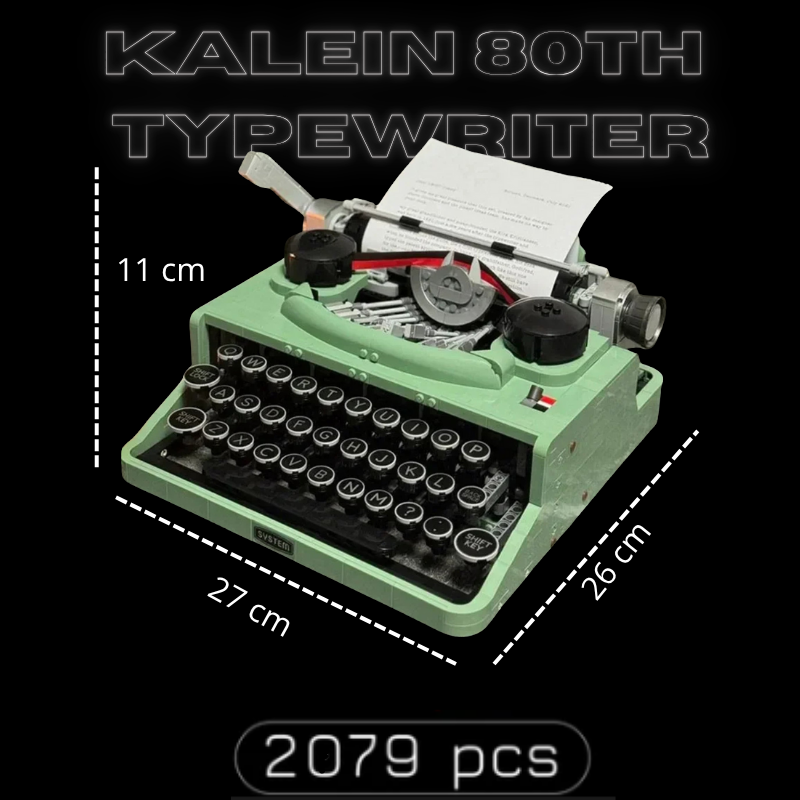Machine à écrire Kalein 80e (2019 pièces)