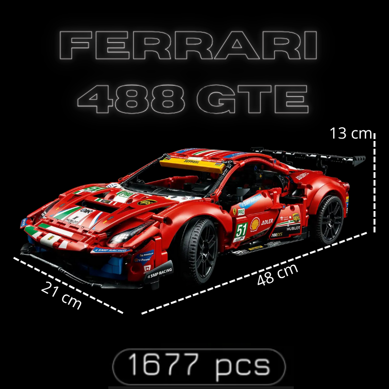 Ferrari 488 GTE - (Piéces 1684)