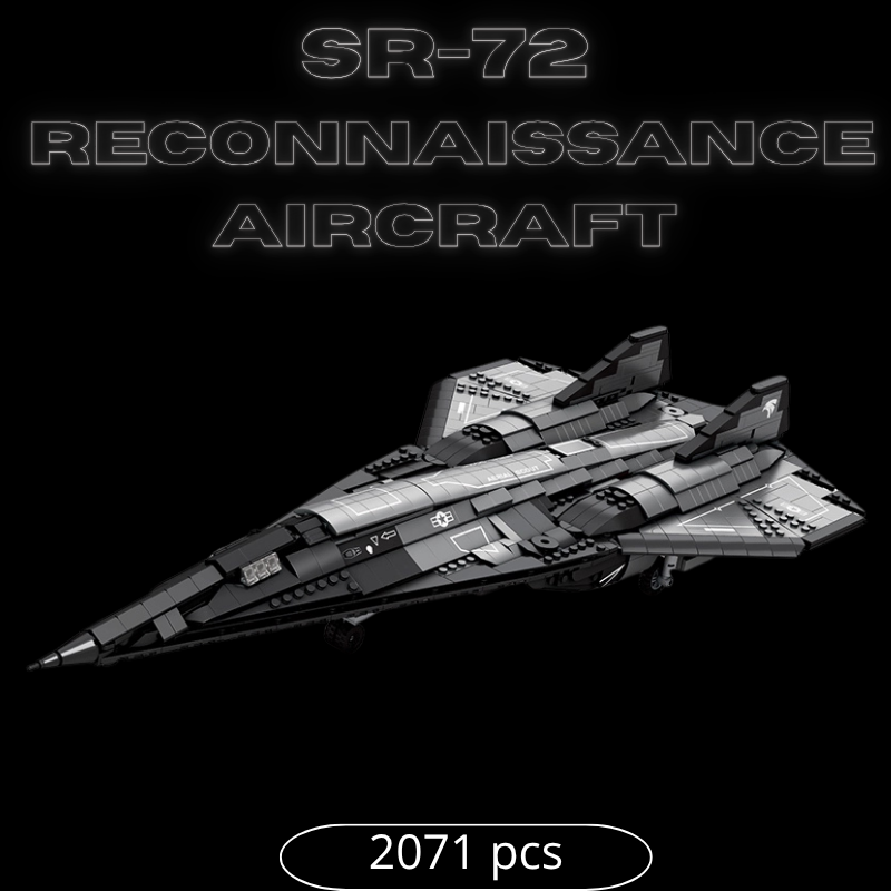 Avion de reconnaissance SR-72 (2071 pièces)