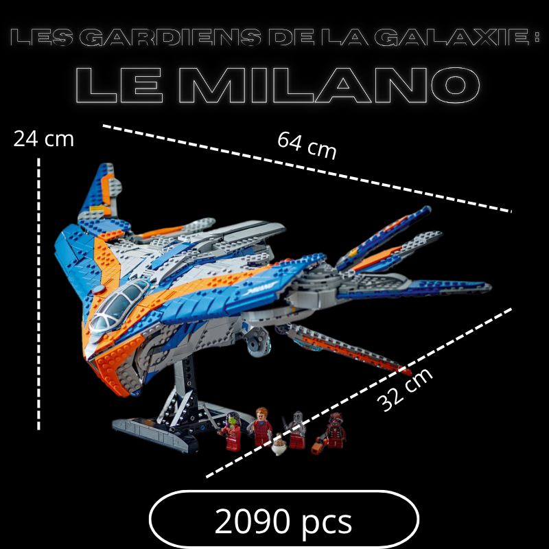 Les Gardiens de la Galaxie : Le Milano (2 090 pièces)