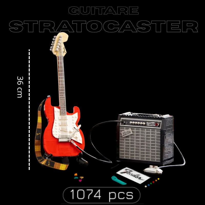 Guitare Stratocaster (1074 pièces)