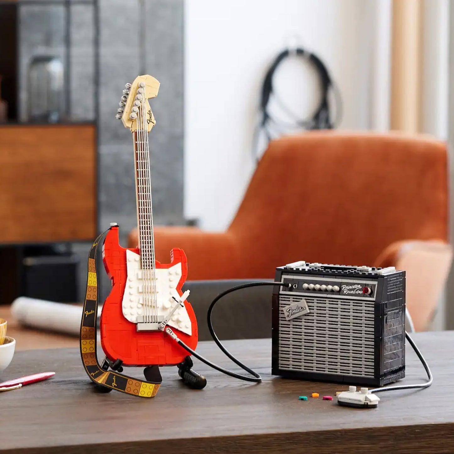 Guitare Stratocaster (1074 pièces)