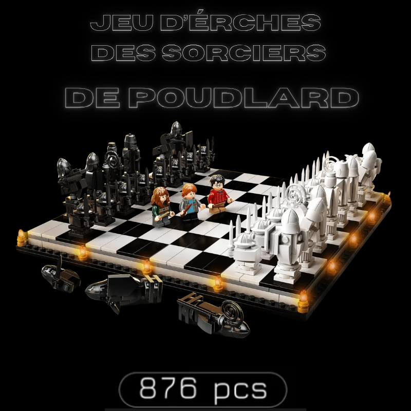 Jeu d'échecs de sorcier de Poudlard (876 pièces)