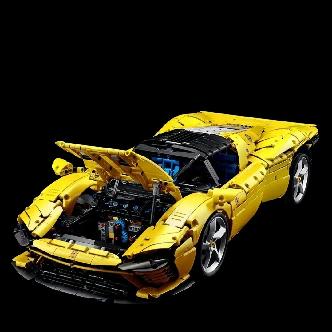 Ferrari Daytona SP3 Jaune (3778 pièces)