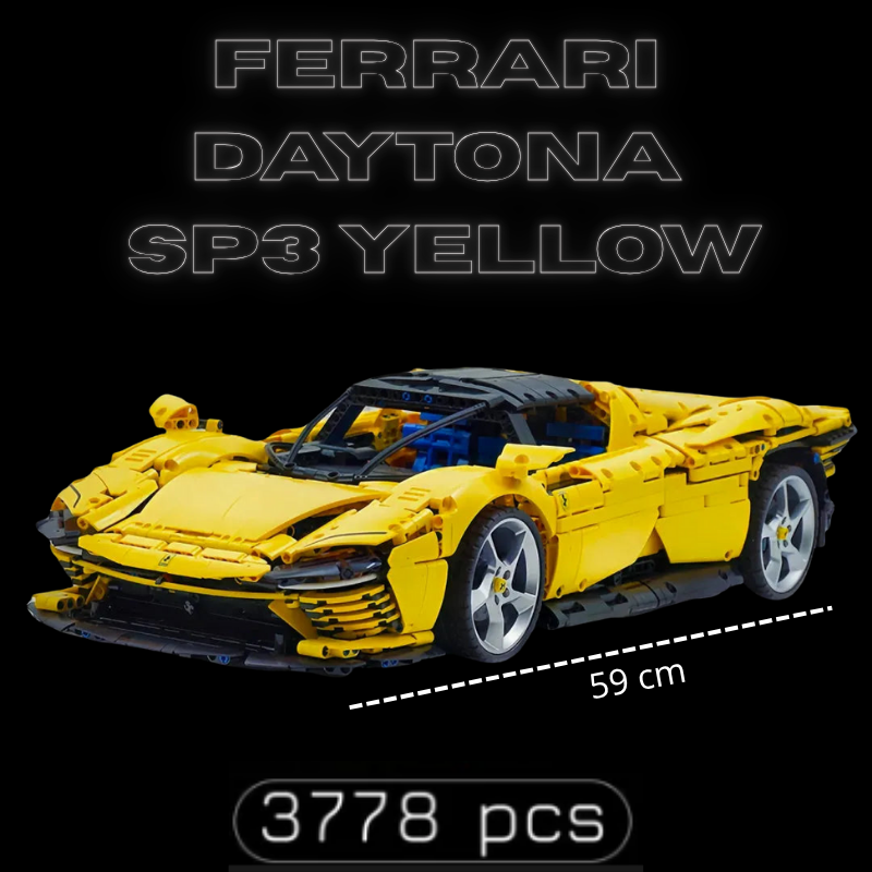 Ferrari Daytona SP3 Jaune (3778 pièces)