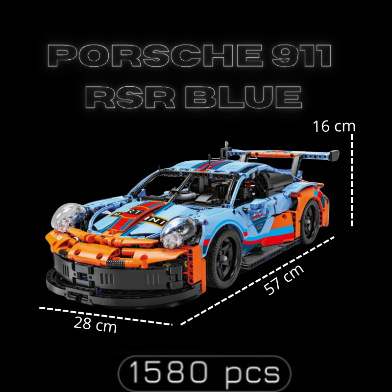 Porsche 911 RSR Bleu (1580 pièces)