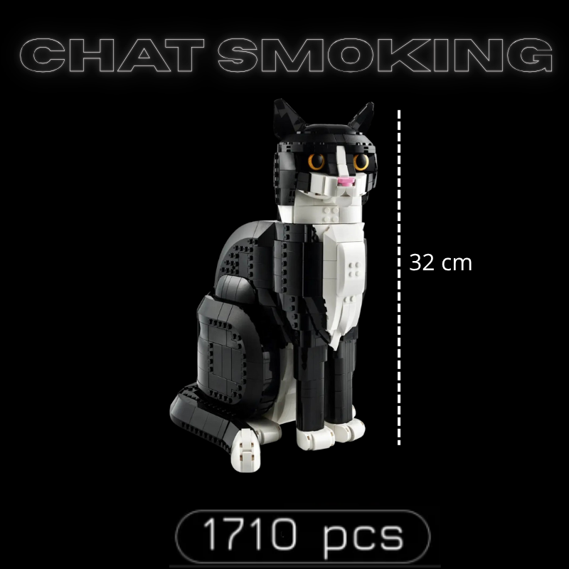 Chat Tuxedo (1 710 pièces)