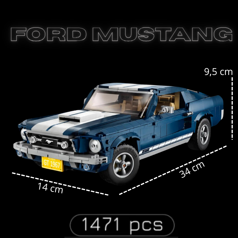 Ford Mustang (1471 pièces)