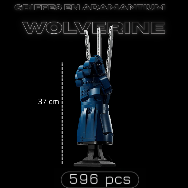 Griffes en adamantium de Wolverine (596 pièces)