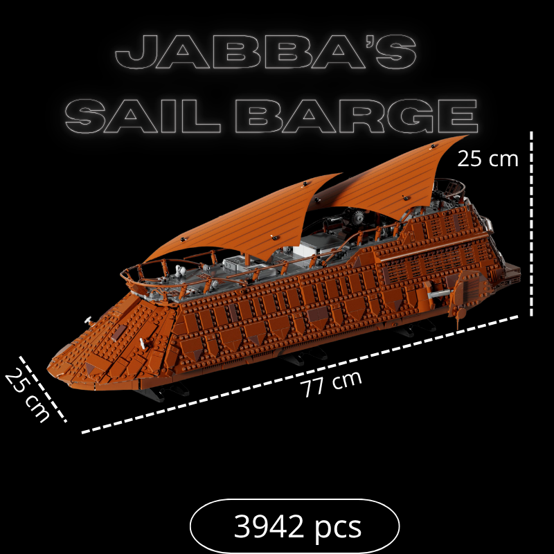 La barge à voile de Jabba (3942 pièces)