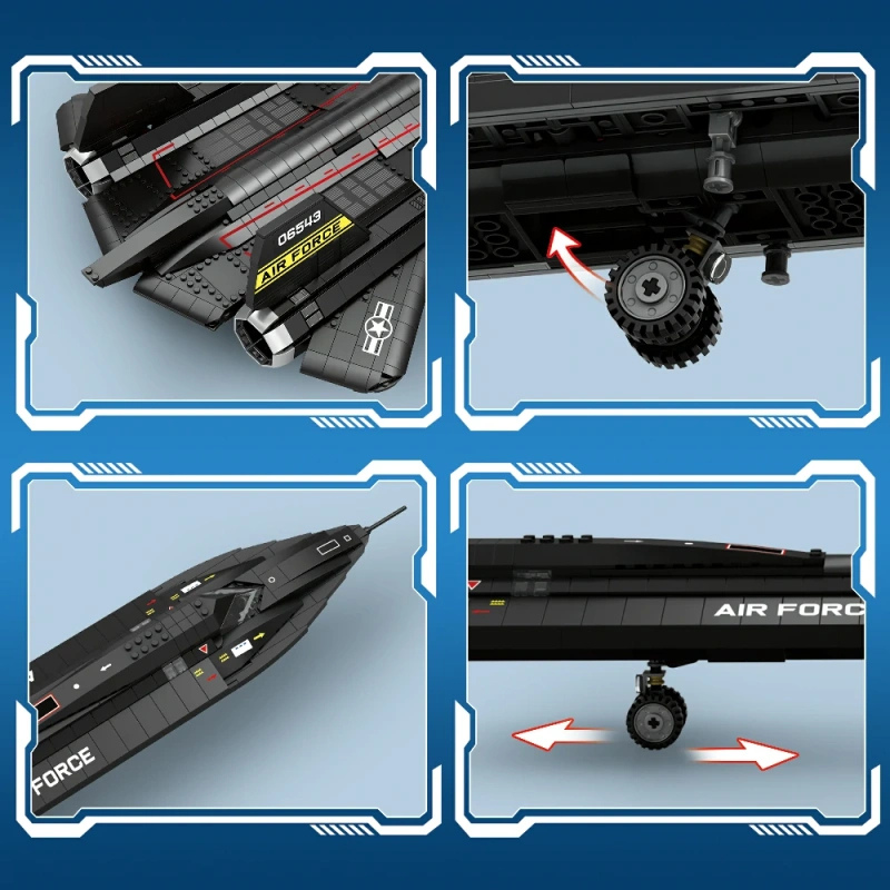 SR-71 Blackbird (1775 pièces)