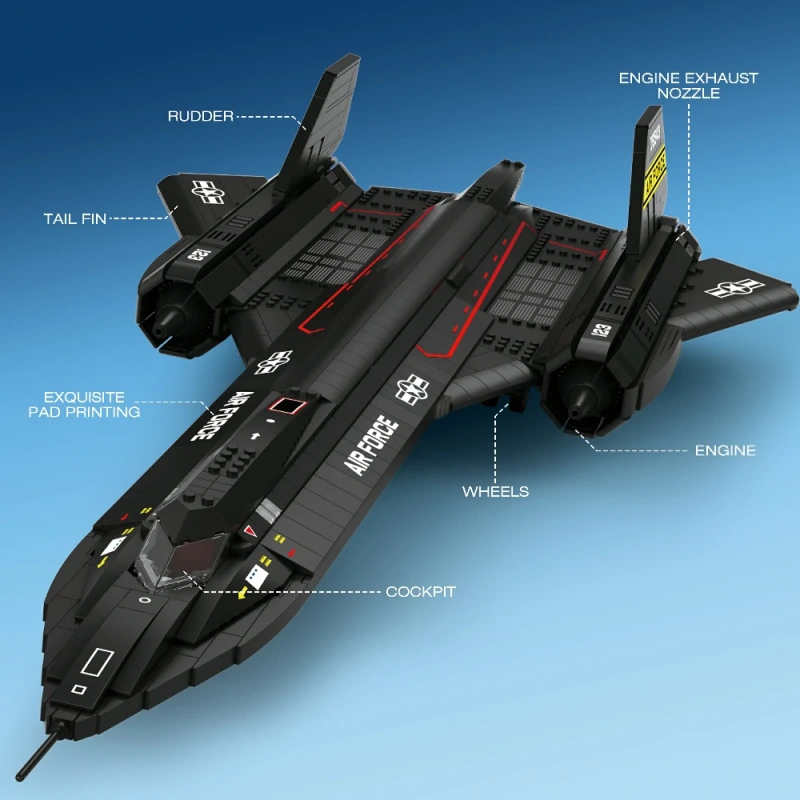 SR-71 Blackbird (1775 pièces)