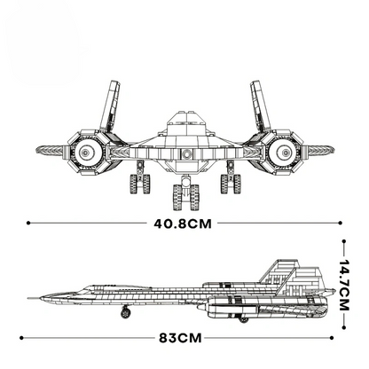 SR-71 Blackbird (1775 pièces)