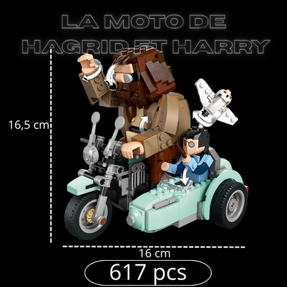 La Moto de Hagrid et Harry (617 pièces)