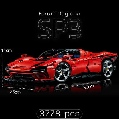 Ferrari Daytona SP3 Rouge (3778 pièces)