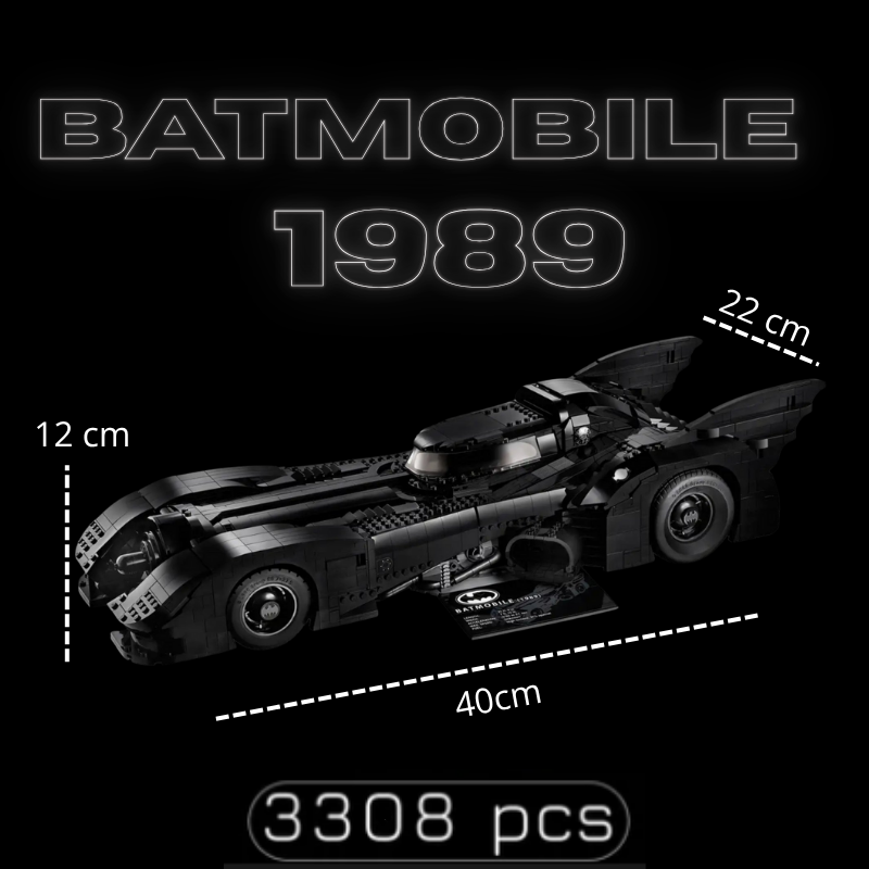 La Batmobile de 1989 (3308 pièces)