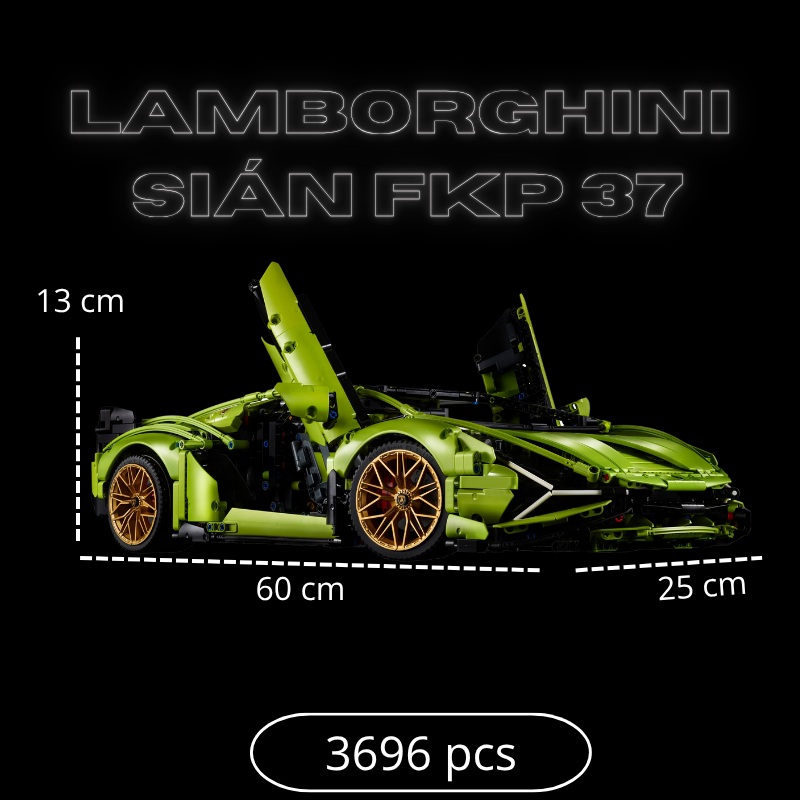 Lamborghini Sián FKP 37 (3696 pièces)