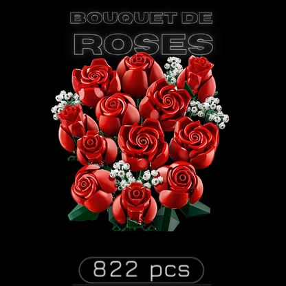 Bouquet de roses (822 pièces)