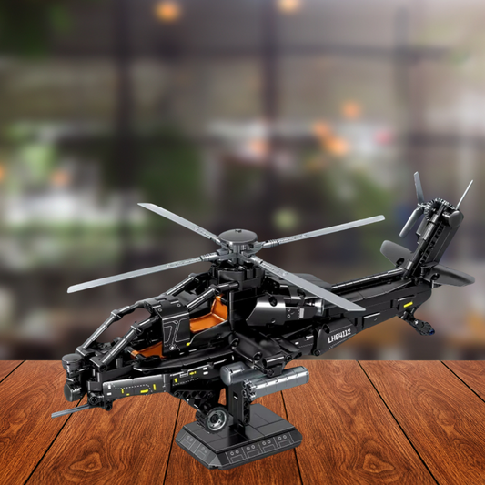 Hélicoptère Boling AH-64 Apache (706 pièces)