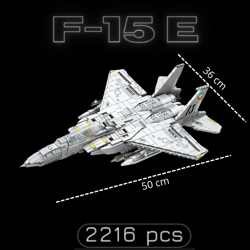 Avion de chasse F-15E (2216 pièces)