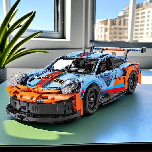 Porsche 911 RSR Bleu (1580 pièces)