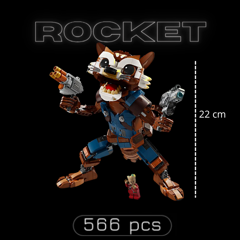 Pack Spécial ! Groot Venom + Groot + Rocket